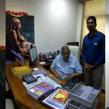 Dr.SS Badrinath with Mohan Venkadesan