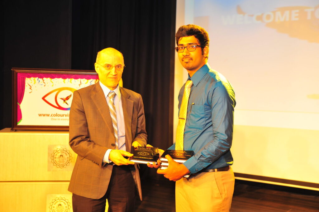 Mohan Venkadesan and launch of south east Asias only awareness platform for colourblindness